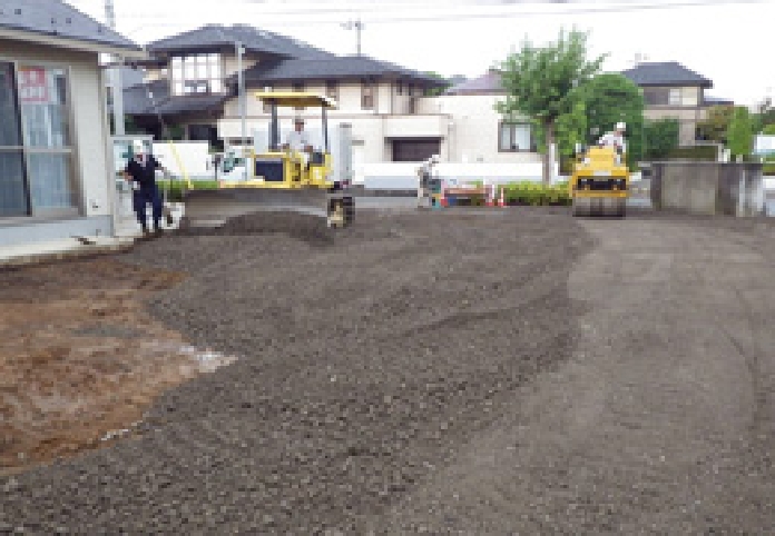 駐車場整地02